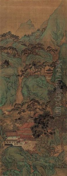 Landscape Oil Painting by Qiu Ying