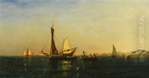 A Summer Afternoon Oil Painting by Arthur Quartley