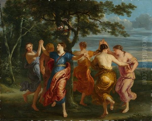 Tanz Der Horen - Verlauf Der Jahreszeiten Oil Painting by Erasmus Quellinus II