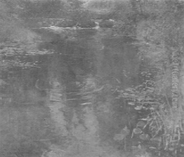 The Quiet Pool Oil Painting by Fred G. Quimby