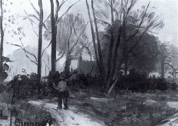 The Road Home Oil Painting by James Peter Quinn