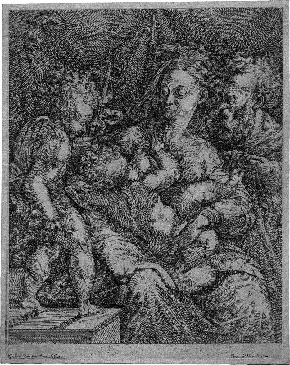 Die Hl Oil Painting by Perino Del Vaga (Pietro Bonaccors