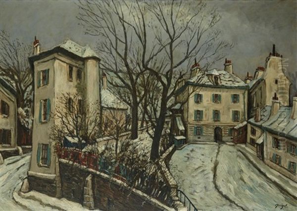 Rendez Vous De Chasse Au Pre Saint Gervais Oil Painting by Alphonse Leon Quizet