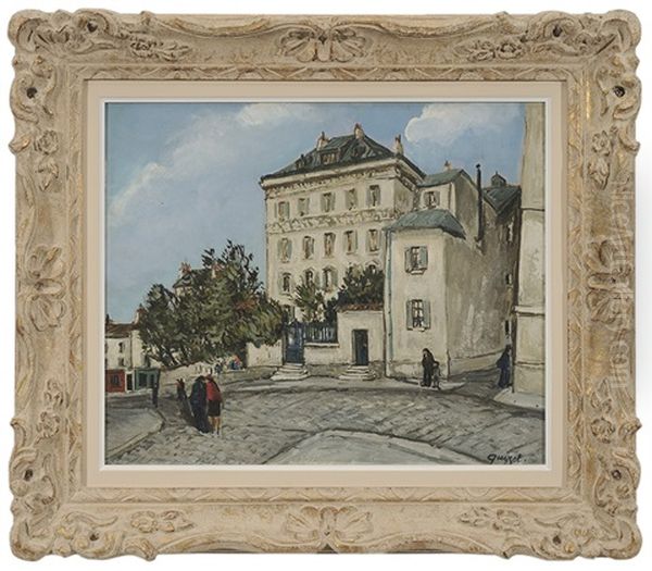 Vielle Maison Oil Painting by Alphonse Leon Quizet