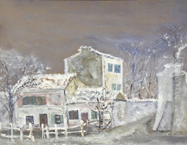 Paris. Vista De Montmarte Oil Painting by Alphonse Leon Quizet