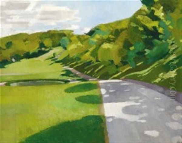 Gjern Bakker, Jylland Oil Painting by Erik Raadal