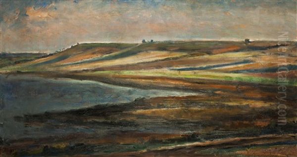 Landschaft In Bohmen Oil Painting by Vaclav Rabas