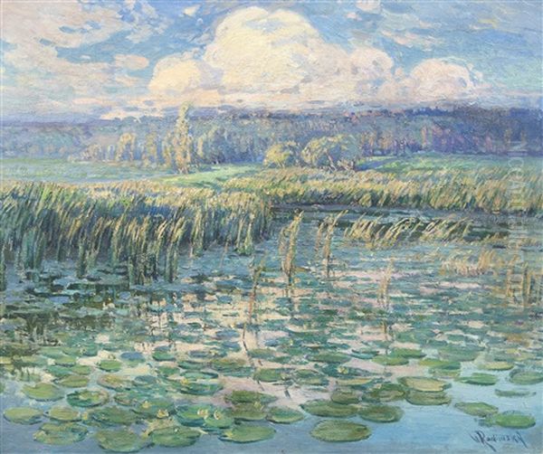 Vetrny Den Oil Painting by Vaclav Radimsky