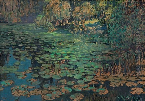 Lekniny Oil Painting by Vaclav Radimsky