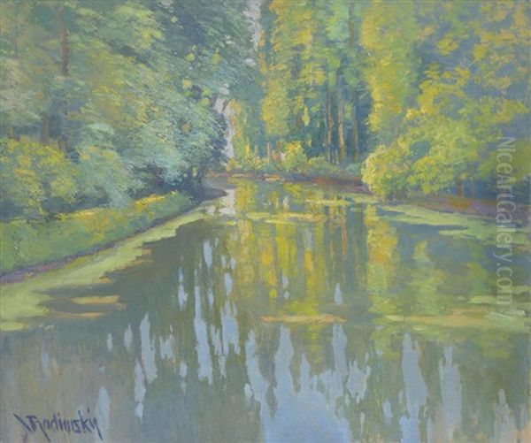 Bord De Riviere Oil Painting by Vaclav Radimsky