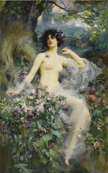 Songs Of The Morning Oil Painting by Henrietta Rae