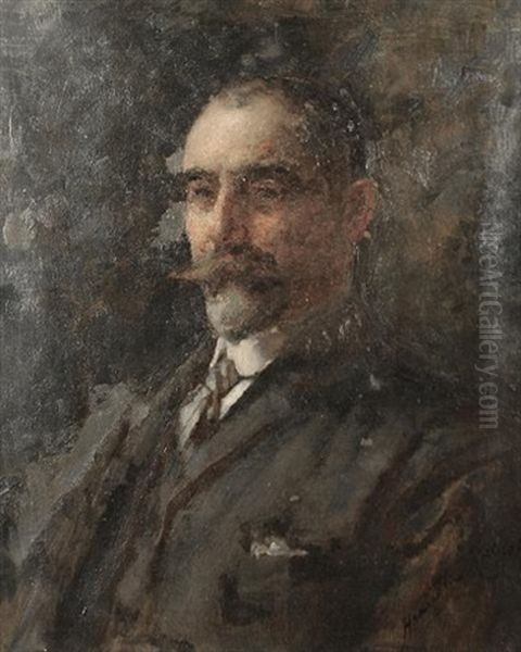 A Portrait Of William A. Sandinge Oil Painting by Henrietta Rae