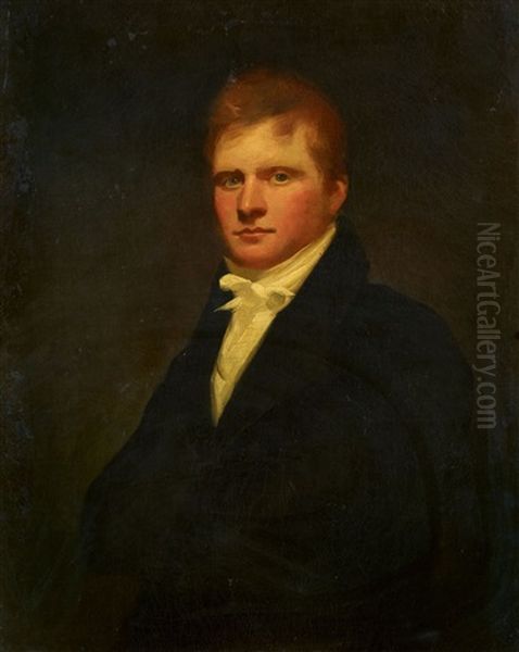 Portrait Of Charles Stuart, Edinburgh Oil Painting by Sir Henry Raeburn