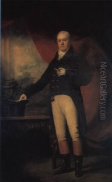 Portrait Of James Baillie Of Ilston Grange Oil Painting by Sir Henry Raeburn