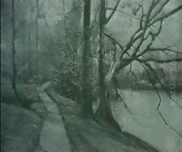 Vorfruhling In Nordeutschland Oil Painting by Carl Rahtjen