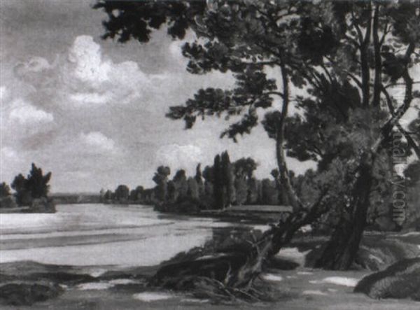 Loire An Einem Sommertag Oil Painting by Claude Rameau