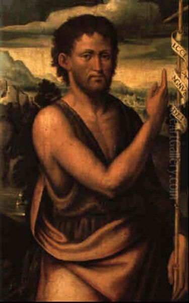Giovanni Battista (johannes Der Taufer) Oil Painting by Bartolomeo Ramenghi