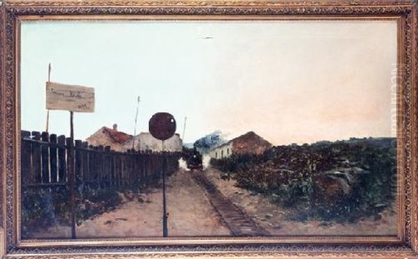 Estacion Oil Painting by Manuel Ramos Artal