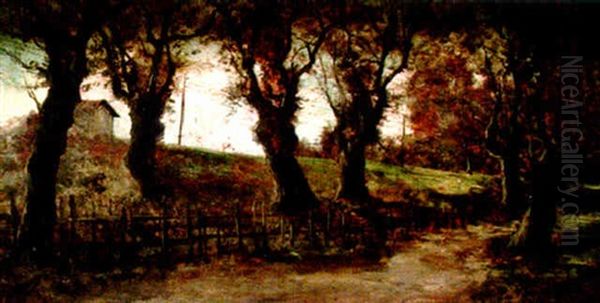 Paisaje Boscoso Oil Painting by Manuel Ramos Artal