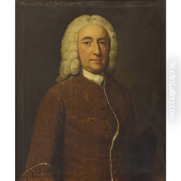 Alexander Leslie, 5th Earl Of Leven Oil Painting by Allan Ramsay