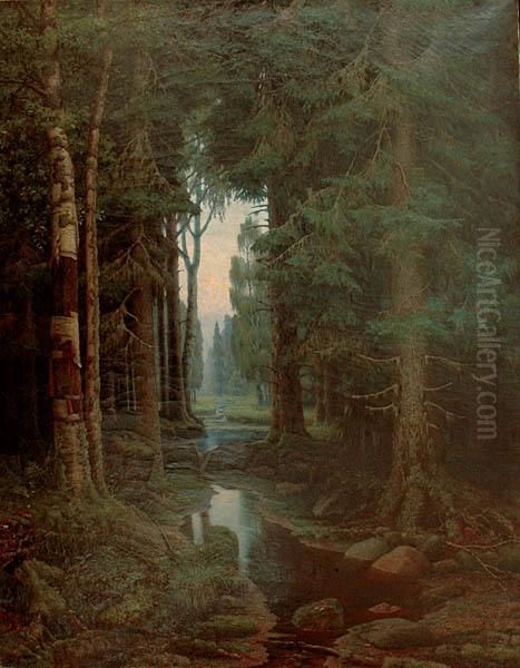 Las Oil Painting by Wladimir Archipowicz Bondarenko