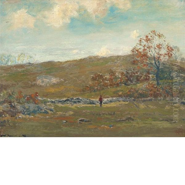 Fall, Mystic, Connecticut Oil Painting by Henry Ward Ranger