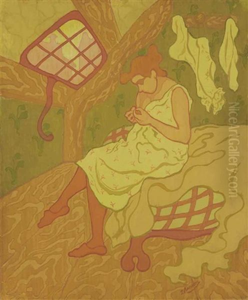 La Mansarde Oil Painting by Paul Elie Ranson