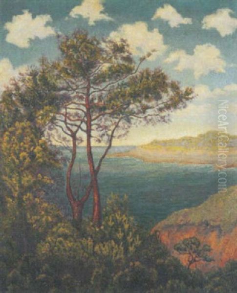 Paysage Au Bord De La Mer Oil Painting by Paul Elie Ranson