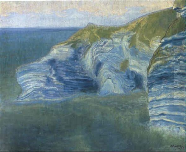 Paysage Au Bord De La Mer Oil Painting by Paul Elie Ranson