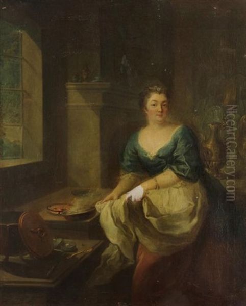 Cuisiniere Oil Painting by Jean Raoux