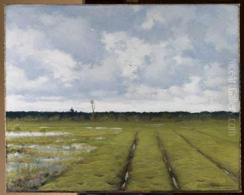 Landscape Oil Painting by Jozef Rapacki