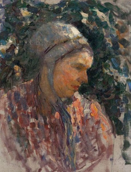 Kempische Boerin Oil Painting by Joseph Morris Raphael