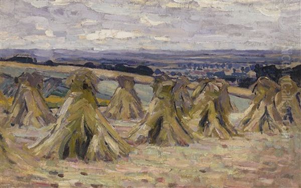 The End Of Summer Oil Painting by Joseph Morris Raphael