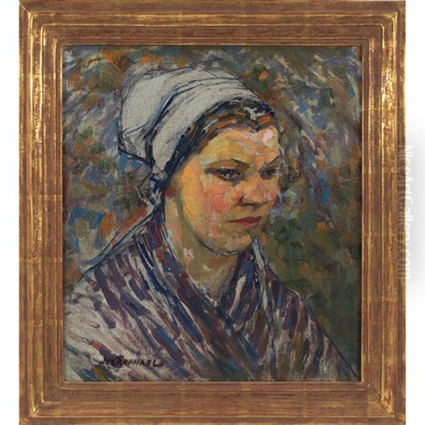 Johanna (portrait Of The Artist's Wife) Oil Painting by Joseph Morris Raphael