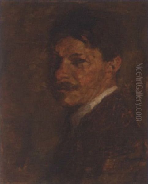 Self-portrait Oil Painting by Joseph Morris Raphael