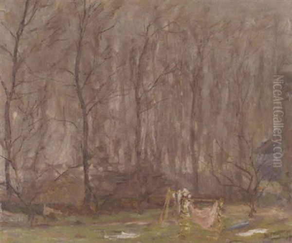 Lauren Cottage Oil Painting by Joseph Morris Raphael