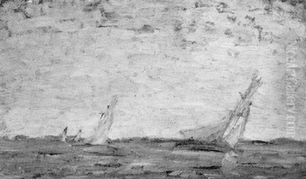 Sailing Boats Oil Painting by Joseph Morris Raphael