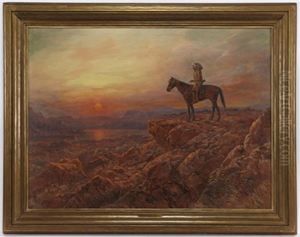 The Last Of His Race Oil Painting by Henry Raschen