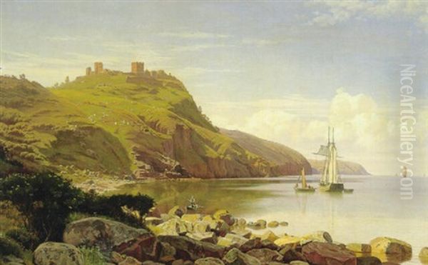 Bornholm Oil Painting by Carl (Jens Erik C.) Rasmussen