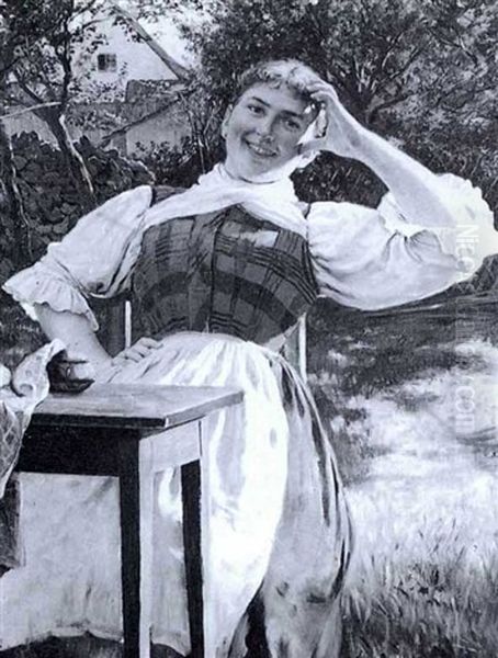 Gutgelaunt Oil Painting by Emil Rau