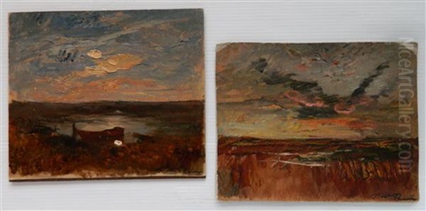 Landscape Oil Painting by Auguste Francois Ravier