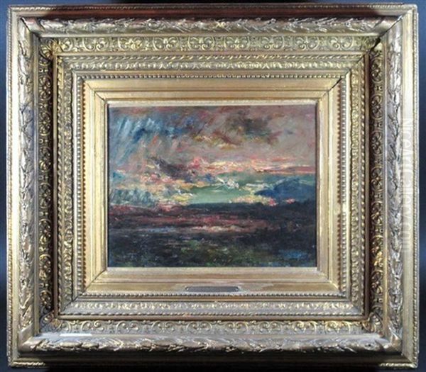 Impression Au Crepuscule Oil Painting by Auguste Francois Ravier