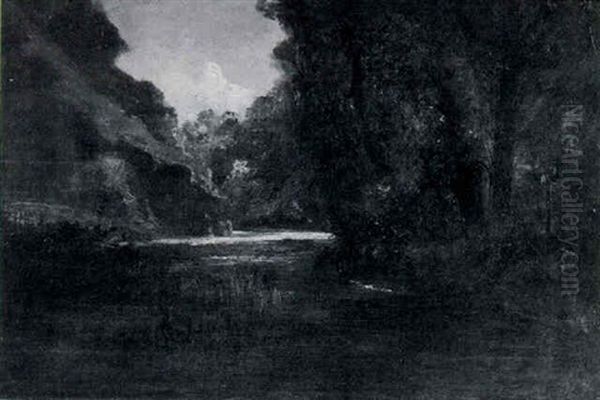 Les Rives Oil Painting by Auguste Francois Ravier