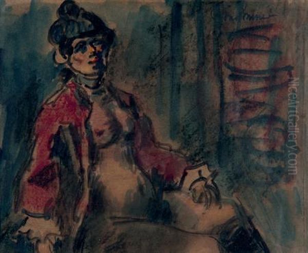 La Courtisane Oil Painting by Leon Bonhomme