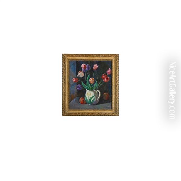 Untitled Oil Painting by Stanley L. Reckless