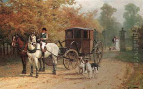 The Reunion Oil Painting by Arthur William Redgate