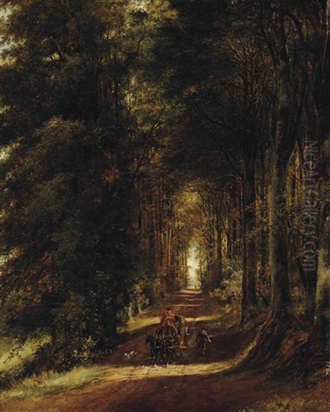 Returning To The Hall Oil Painting by Richard Redgrave