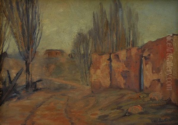 Sand Storm Oil Painting by Carl Redin