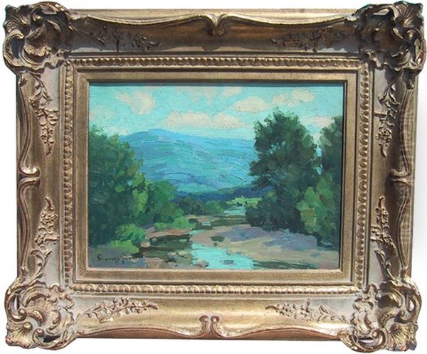 Early Spring In The Hills Oil Painting by Granville S. Redmond