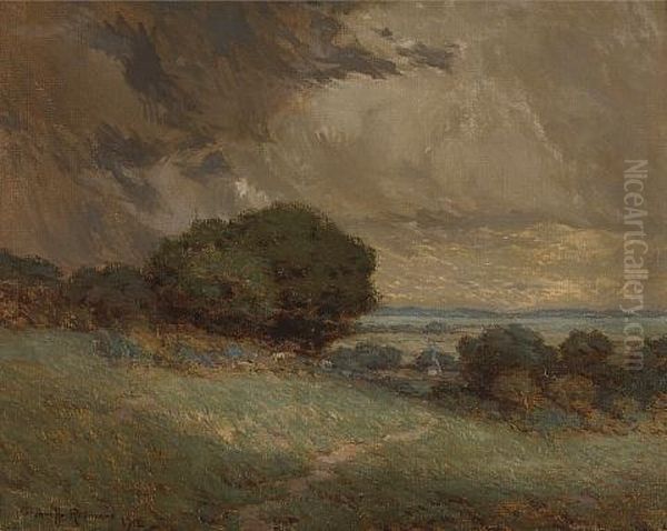 The Passing Storm Oil Painting by Granville S. Redmond